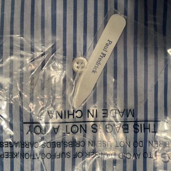 Paul Fredrick men’s cufflink dress shirt - size 15-33 - Picture 5 of 5